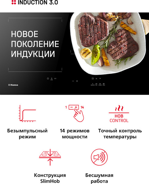 Изображение товара Индукционная варочная панель Hansa BHI67006