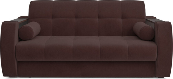 Изображение товара Диван Mebel-Ars Аккордеон Барон №3 НПБ 120x200 (велюр шоколад HB-178/16)