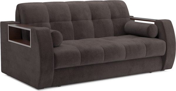 Изображение товара Диван Mebel-Ars Аккордеон Барон №3 НПБ 120x200 (коричневый кордрой)