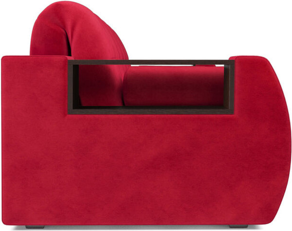 Изображение товара Диван Mebel-Ars Аккордеон Барон №3 НПБ 120x200 (красный кордрой)