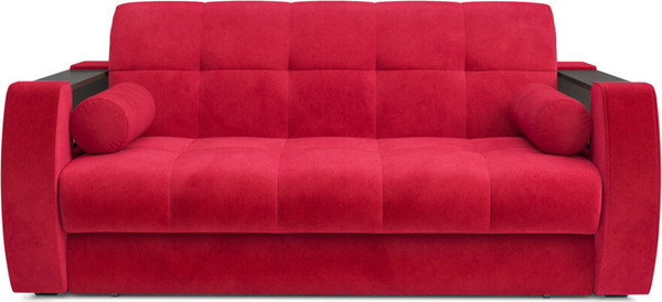 Изображение товара Диван Mebel-Ars Аккордеон Барон №3 НПБ 120x200 (красный кордрой)