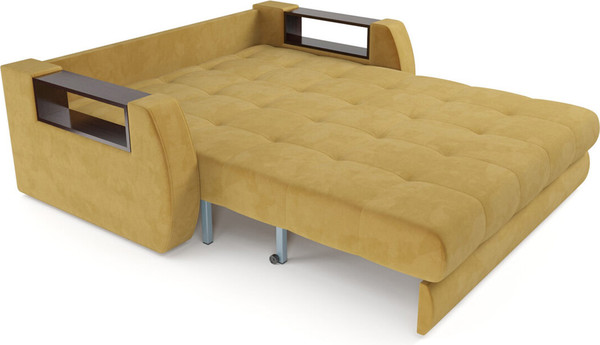 Изображение товара Диван Mebel-Ars Аккордеон Барон №3 НПБ 140x200 (Cabrio 27 желтый)