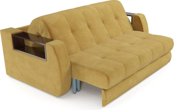 Изображение товара Диван Mebel-Ars Аккордеон Барон №3 НПБ 140x200 (Cabrio 27 желтый)