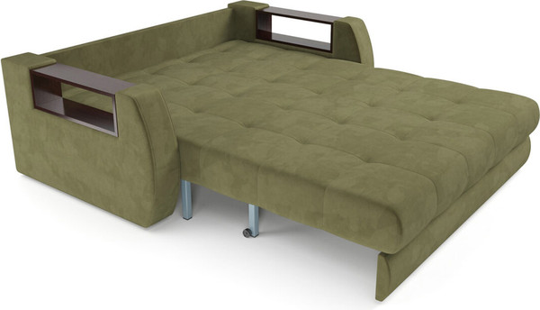 Изображение товара Диван Mebel-Ars Аккордеон Барон №3 НПБ 140x200 (Cabrio 29 зеленый)