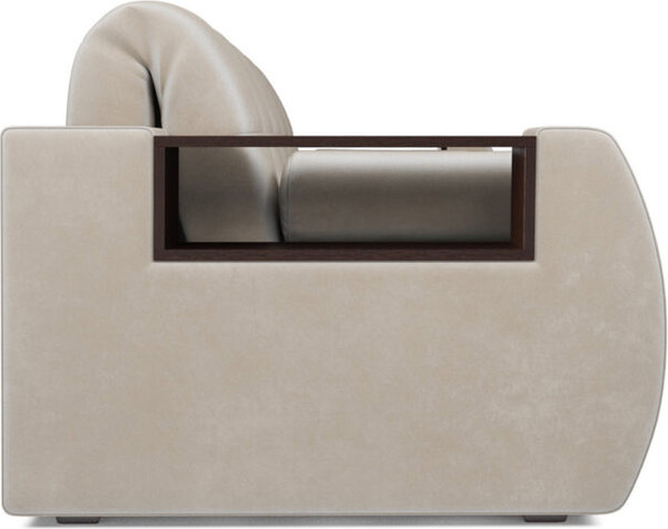 Изображение товара Диван Mebel-Ars Аккордеон Барон №3 НПБ 140x200 (бархат бежевый Star Velvet 6 Light Beige)