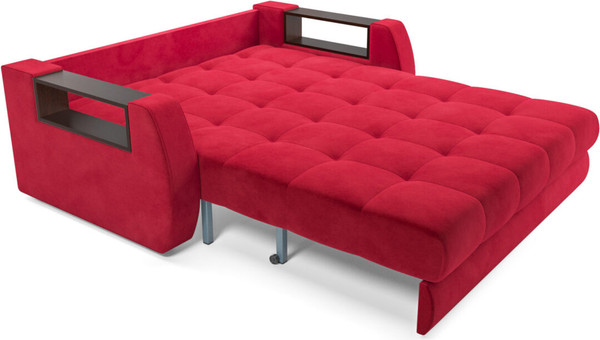 Изображение товара Диван Mebel-Ars Аккордеон Барон №3 НПБ 140x200 (красный кордрой)