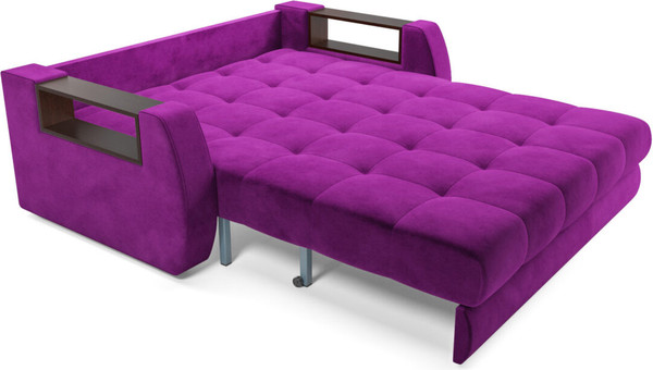 Изображение товара Диван Mebel-Ars Аккордеон Барон №3 НПБ 140x200 (фиолетовый)