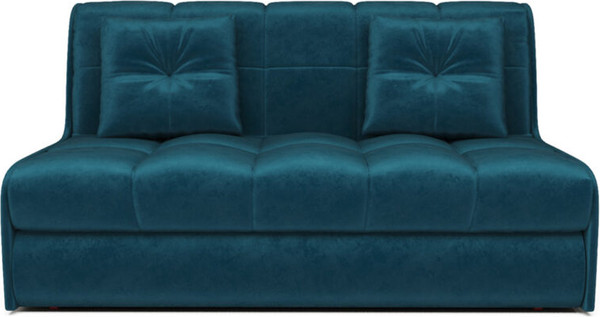 Изображение товара Диван Mebel-Ars Аккордеон Барон №2 НПБ 155x200 (бархат синий/зеленый Star Velvet 43 Black Green)