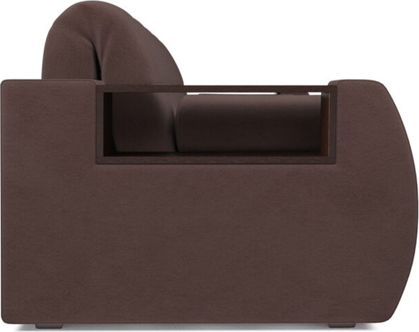Изображение товара Диван Mebel-Ars Аккордеон Барон №3 НПБ 155x200 (велюр молочный шоколад НВ-178/13)