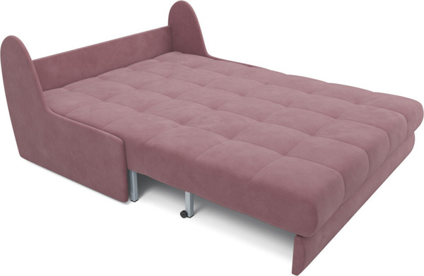 Изображение товара Диван Mebel-Ars Аккордеон Барон №2 НПБ 155x200 (велюр пудра НВ-178/18)