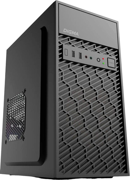 Изображение товара Корпус для компьютера Digma DCC-MN303 (черный, без БП)