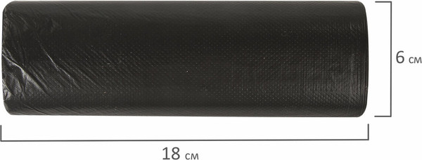 Изображение товара Пакеты для мусора Laima 601386 (120л, 10шт, черный)