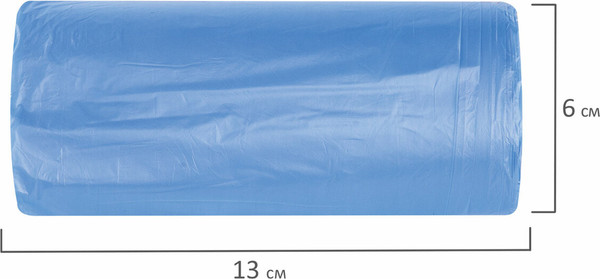 Изображение товара Пакеты для мусора Laima 601378 (30л, 30шт, синий)