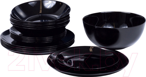 Изображение товара Набор столовой посуды Luminarc Diwali black P1622