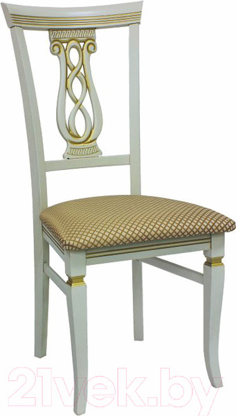 Изображение товара Стул Импэкс Leset Юта (слоновая кость 1013,патина золото/жаккард атина золотой Ж 4.02)