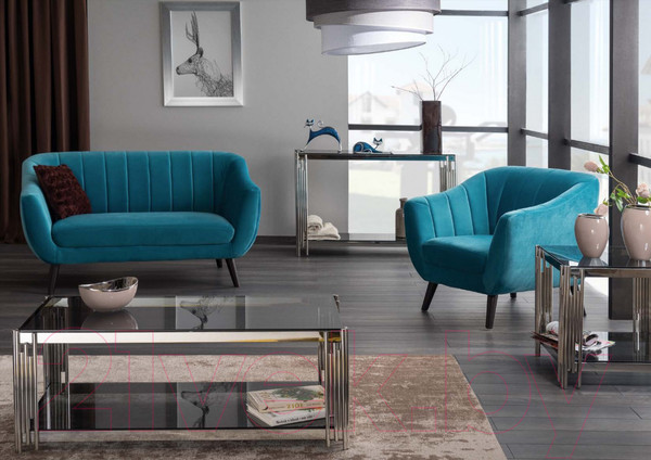 Изображение товара Журнальный столик Signal Fossil A (серебристый)