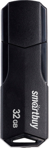 Изображение товара USB flash накопитель SmartBuy Clue 32Gb / SB32GBCLU-K (черный)