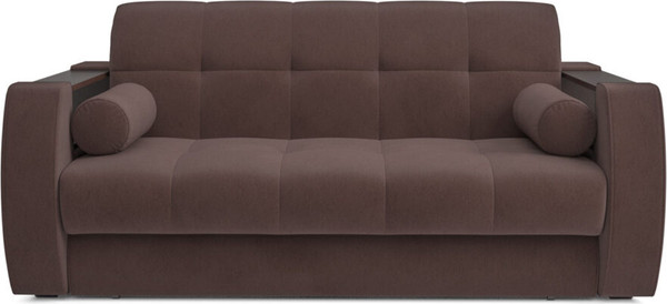 Изображение товара Диван Mebel-Ars Аккордеон Барон №3 НПБ 180x200 (велюр молочный шоколад НВ-178/13)