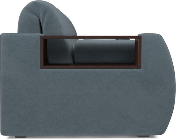 Изображение товара Диван Mebel-Ars Аккордеон Барон №3 НПБ 180x200 (велюр серый/синий HB-178/26)