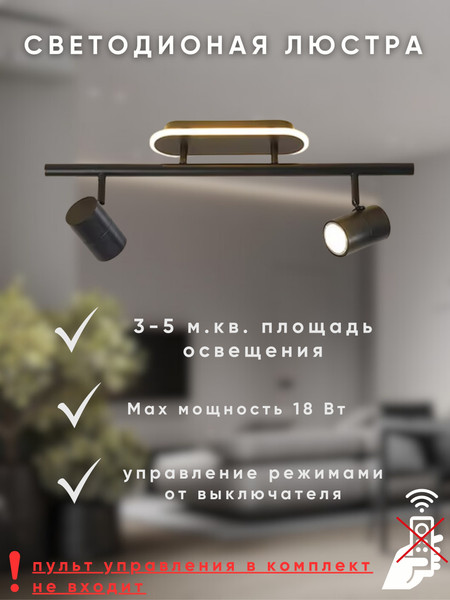 Изображение товара Спот Aitin-Pro CH8009/2 (черный)