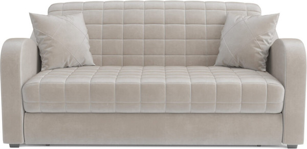 Изображение товара Диван Mebel-Ars Аккордеон Барон №4 НПБ 120x200 (бархат бежевый Star Velvet 6 Light Beige)