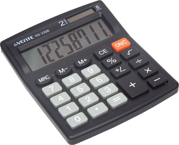 Изображение товара Калькулятор deVente DD-3308 / 4031327 (черный)