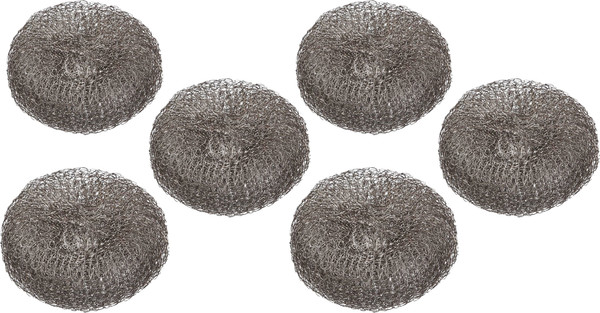 Изображение товара Набор губок для мытья посуды Laima 603103 (6шт, металлические)