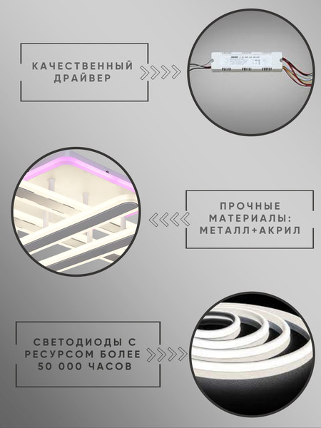 Изображение товара Люстра Aitin-Pro H73030/4C (белый/хром)