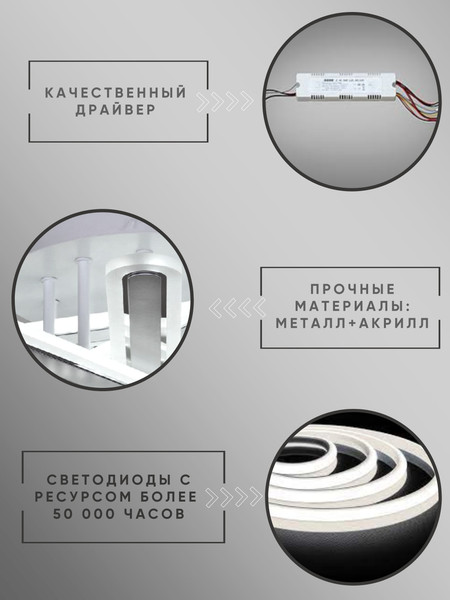 Изображение товара Люстра Aitin-Pro H73030/5 (белый/хром)