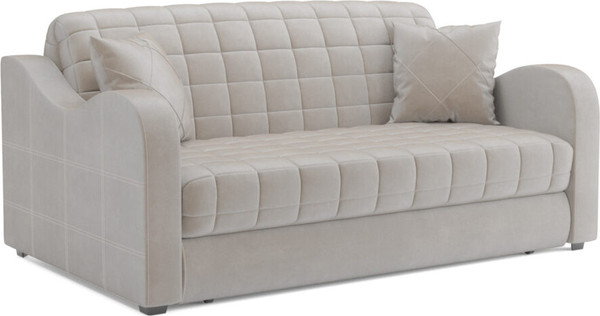 Изображение товара Диван Mebel-Ars Аккордеон Барон №4 НПБ 140x200 (бархат бежевый Star Velvet 6 Light Beige)