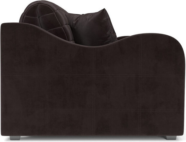 Изображение товара Диван Mebel-Ars Аккордеон Барон №4 НПБ 140x200 (бархат шоколадный Star Velvet 60 Coffee)