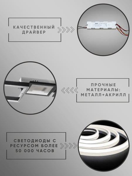 Изображение товара Люстра Aitin-Pro H9348/4 (белый/черный)