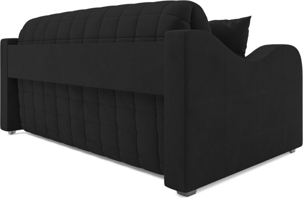 Изображение товара Диван Mebel-Ars Аккордеон Барон №4 НПБ 140x200 (велюр черный HB-178/17)