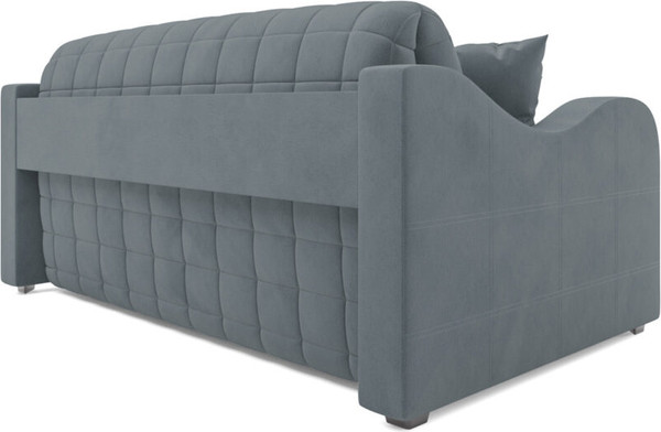 Изображение товара Диван Mebel-Ars Аккордеон Барон №4 НПБ 180x200 (велюр серый/синий HB-178/26)