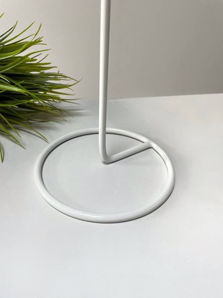 Изображение товара Подставка для типс ОМурМебель Металлическая на две стороны (белый)