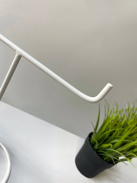 Изображение товара Подставка для типс ОМурМебель Металлическая на две стороны (белый)