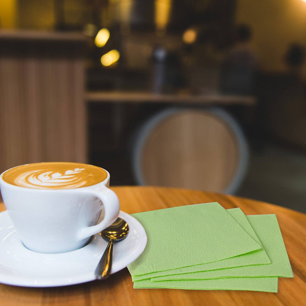 Изображение товара Бумажные салфетки Laima 111952 (250шт, зеленый)