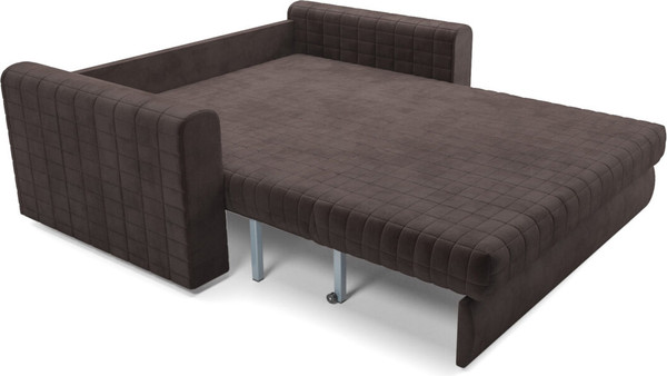 Изображение товара Диван Mebel-Ars Аккордеон Барон №5 НПБ 120x200 (коричневый кордрой)