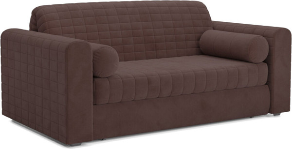 Изображение товара Диван Mebel-Ars Аккордеон Барон №5 НПБ 140x200 (велюр молочный шоколад НВ-178/13)