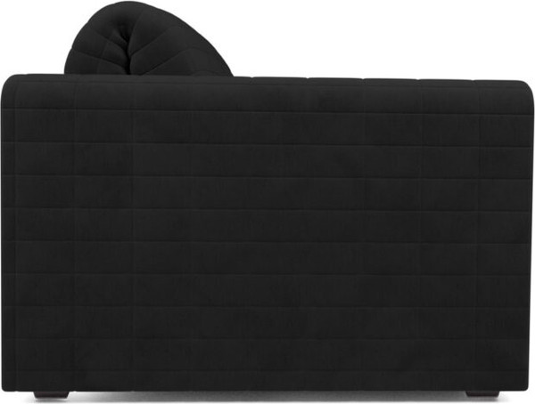 Изображение товара Диван Mebel-Ars Аккордеон Барон №5 НПБ 140x200 (велюр черный HB-178/17)
