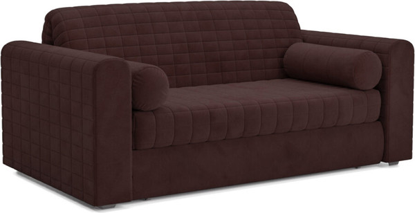 Изображение товара Диван Mebel-Ars Аккордеон Барон №5 НПБ 140x200 (велюр шоколад HB-178/16)