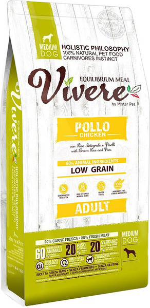 Изображение товара Сухой корм для собак Vivere Medium Adult Chicken (20кг)