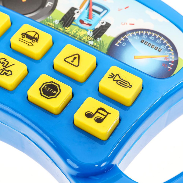 Изображение товара Развивающая игрушка Играем вместе Музыкальный руль Синий Трактор / ZY839630-R2