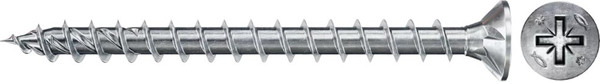 Изображение товара Шуруп FISCHER FPF II CZF 4.5x50 / 670305 (500шт, белый цинк)