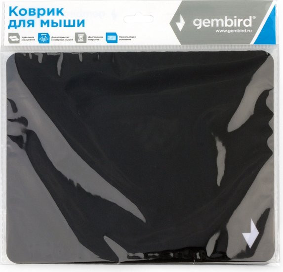 Изображение товара Коврик для мыши Gembird MP-BLACK-S (черный)