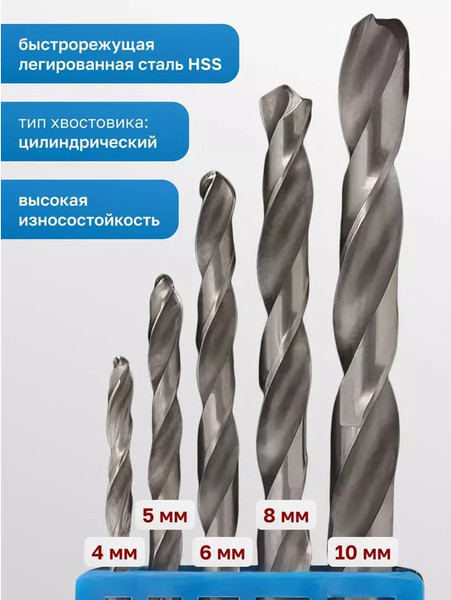 Изображение товара Набор сверл RockForce RF-DBS05