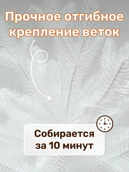 Изображение товара Ель искусственная National Tree Company Авелина / АВ/БЛ-90 (90см, белый)