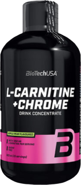 Изображение товара L-карнитин BioTechUSA L-Carnitine+Chrome (500мл, апельсин)