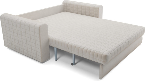 Изображение товара Диван Mebel-Ars Аккордеон Барон №5 НПБ 180x200 (бархат бежевый Star Velvet 6 Light Beige)