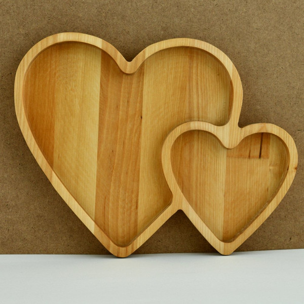 Изображение товара Менажница Мультидом Два сердца МФ18-332